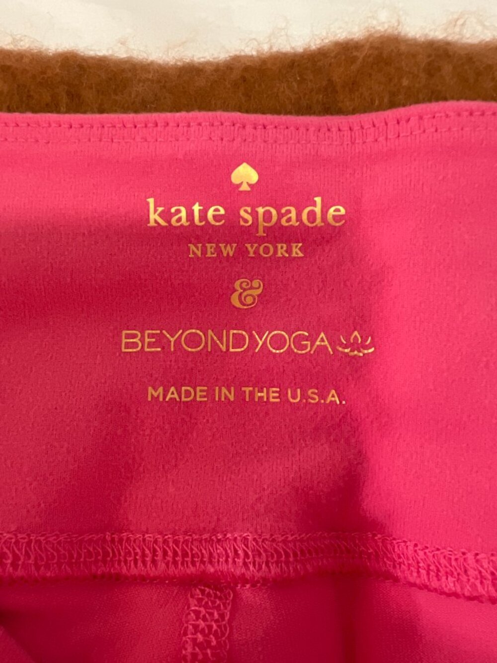 kate spade new york & Beyond Yoga Back Bow Legging Pink Size L - Picture 6 of 8